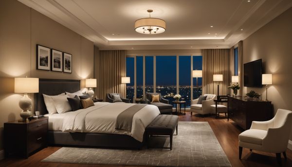 Dormir dans une suite avec vue sur la ville